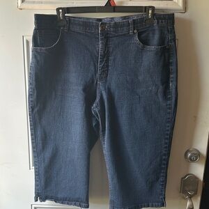 Faded Glory Indigo Denim Jean Capris